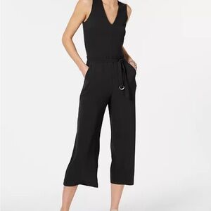 Michael Kors Black Sleeveless Jumpsuit